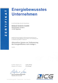 Energy Efficiency Certificate